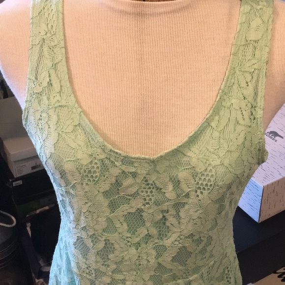 Wet Seal Mint Scoop Neck Dress - Picture 2 of 8